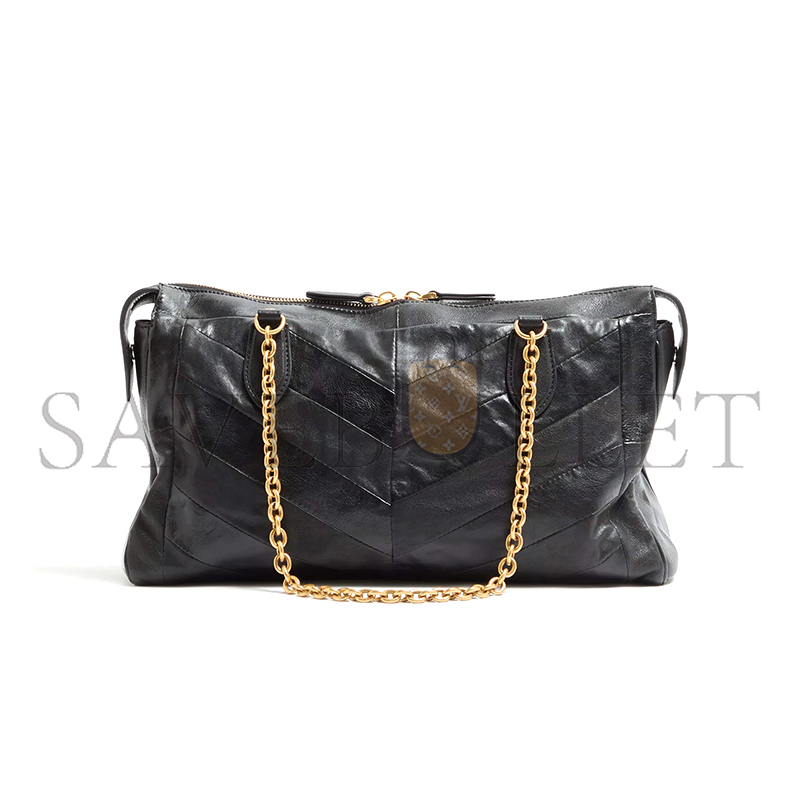 VALENTINO GARAVANI PANTHEA SHOULDER BAG IN NAPPA LEATHER WITH CHEVRON PATTERN 7W0B0S70UYF_0NO (33*19.5*9cm) VALENTINO GARAVANI PANTHEA SHOULDER BAG IN NAPPA LEATHER WITH CHEVRON PATTERN 7W0B0S70UYF_0NO (33*19.5*9cm)